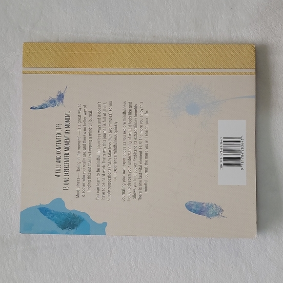 MINDFUL JOURNALING SELF HELP MEDITATE JOURNAL RELAX COMFORT BREATHE CARE WRITE - Picture 4 of 8